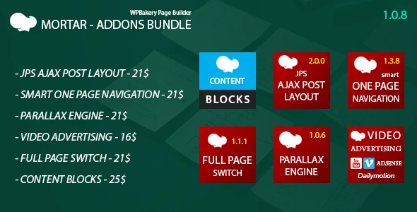 Mortar – WPBakery Page Builder Addons Bundle