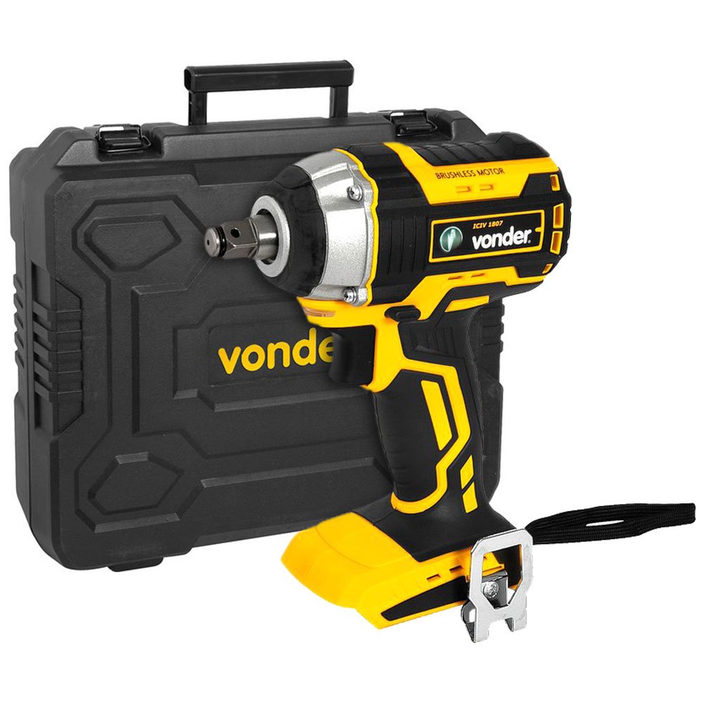 1567709053886 Chave de Impacto 1/2 Pol. ICIV1807 18 V sem Bateria com Maleta VONDER-6004180700 - Imagem 1
