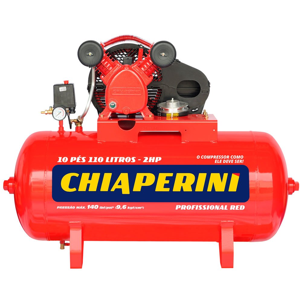 1607707529995 Compressor de Ar Média Pressão 10 Pés 110L sem Motor CHIAPERINI-19196 - Imagem 1