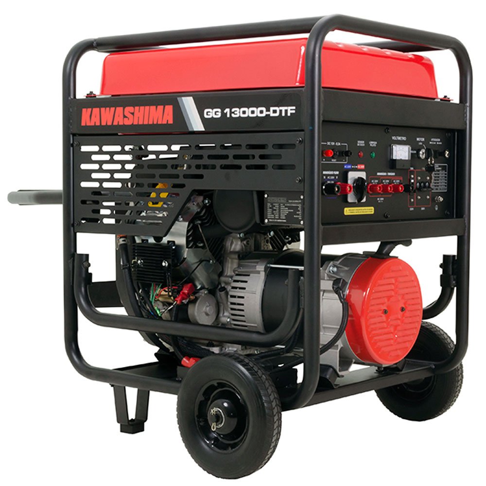 1625746095306 Gerador GG13000DTF 13000W Trifásico 380V KAWASHIMA-5600950 - Imagem 1