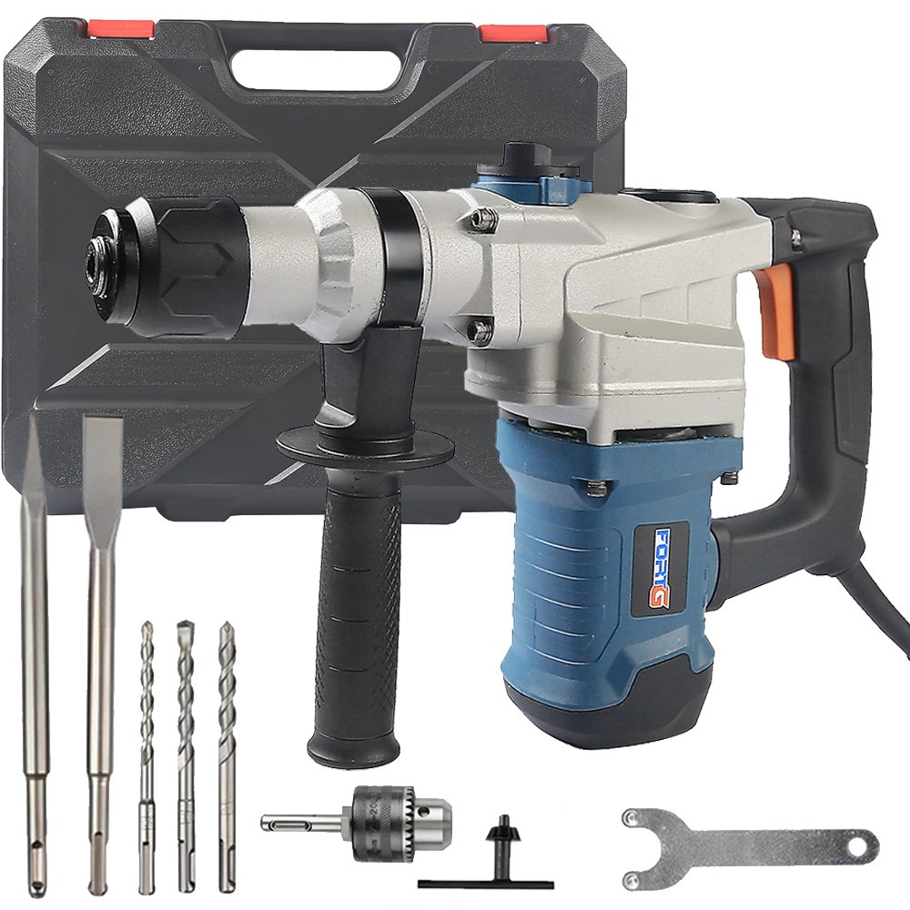 1692785303371 Martelete Perfurador Rompedor Profissional 2 em 1 SDS PLUS 850W 4.5J 26mm 220V com Acessórios e Maleta FORTGPRO-FG3008X - Imagem 1