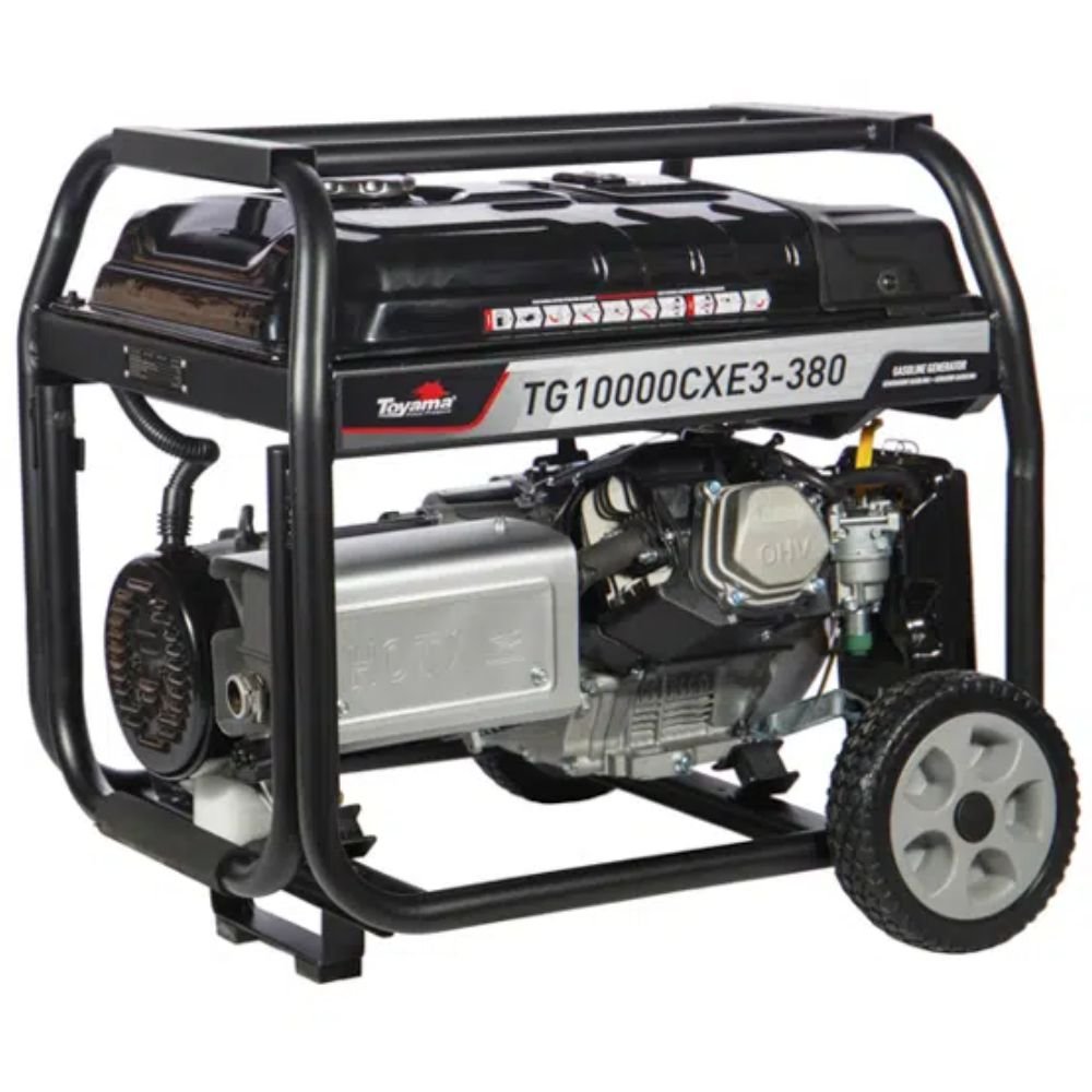 1711372433917 Gerador a Gasolina 4T 459CC 11.25kVA Trifásico 380V TG10000CXE3 com Partida Elétrica TOYAMA-201-030 - Imagem 1