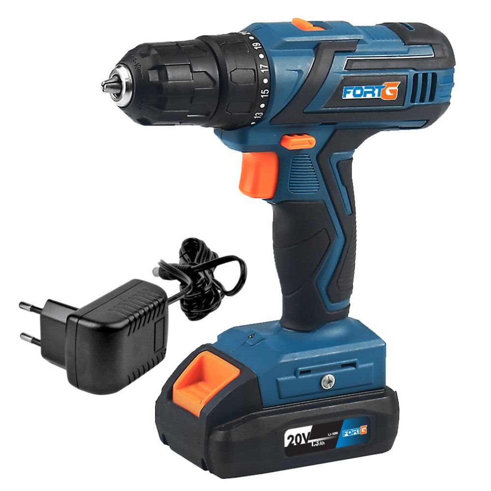 1717422348128 Parafusadeira/Furadeira a Bateria 20V MAX Lítio 3/8 Pol. com Carregador Bivolt FORTGPRO-FG3004 - Imagem 1