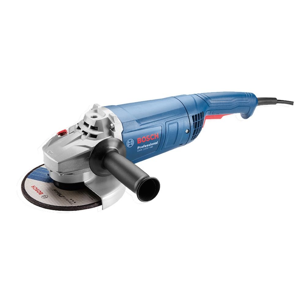 1728073046952 Esmerilhadeira Angular GWS 2200-180 7Pol. 2200W 220V BOSCH-GWS 2200-180 - Imagem 1