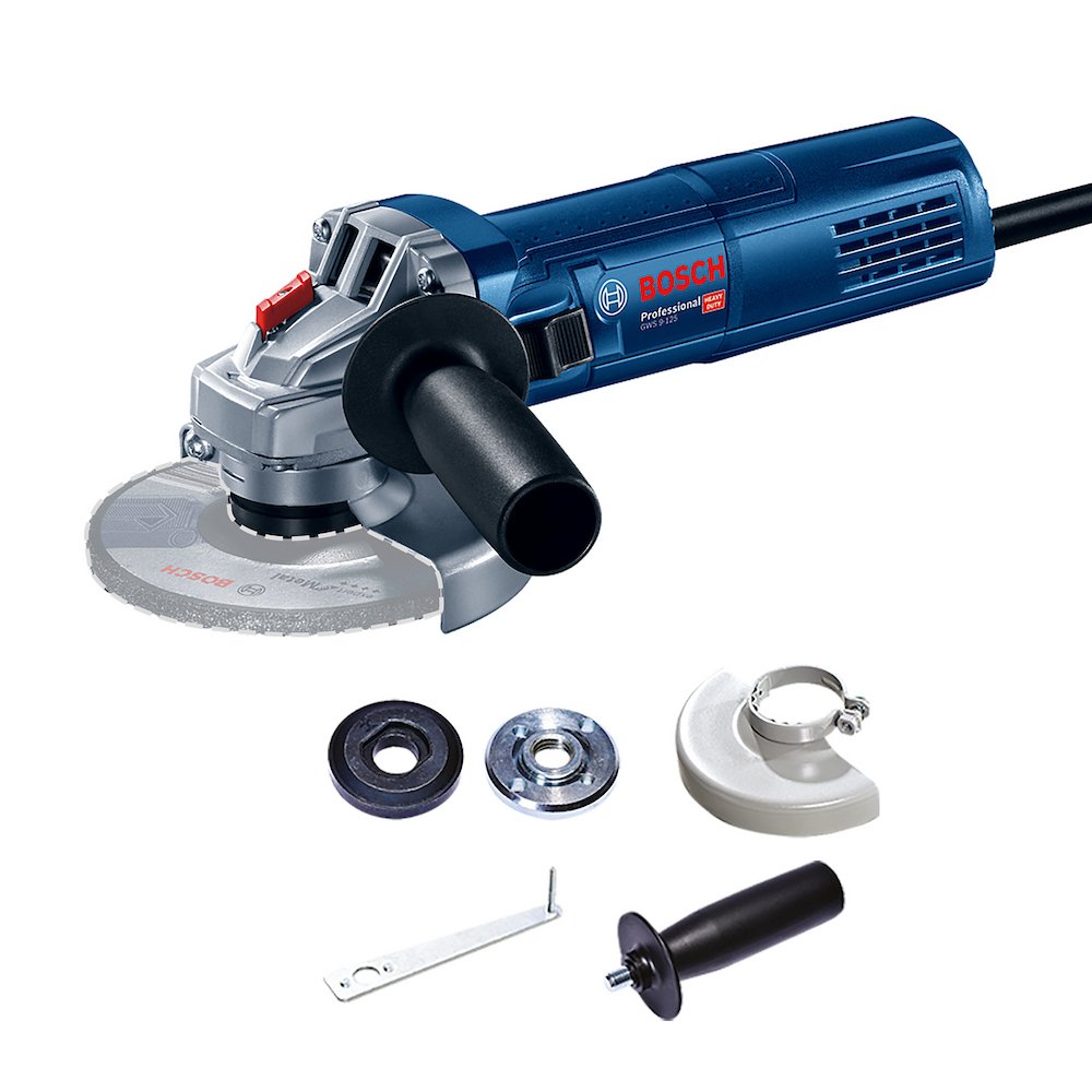 1741787403968 Esmerilhadeira Angular GWS-9-125 5 Pol. 900W 220V BOSCH-06013A90E0-000 - Imagem 1