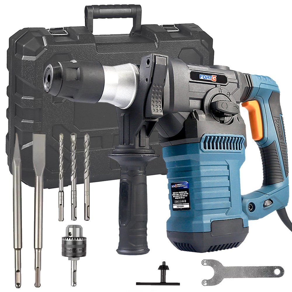 1756384427925 Martelete Perfurador Rompedor 4 em 1 SDS Plus 1500W 5J 220V FORTGPRO-FG3009X - Imagem 1