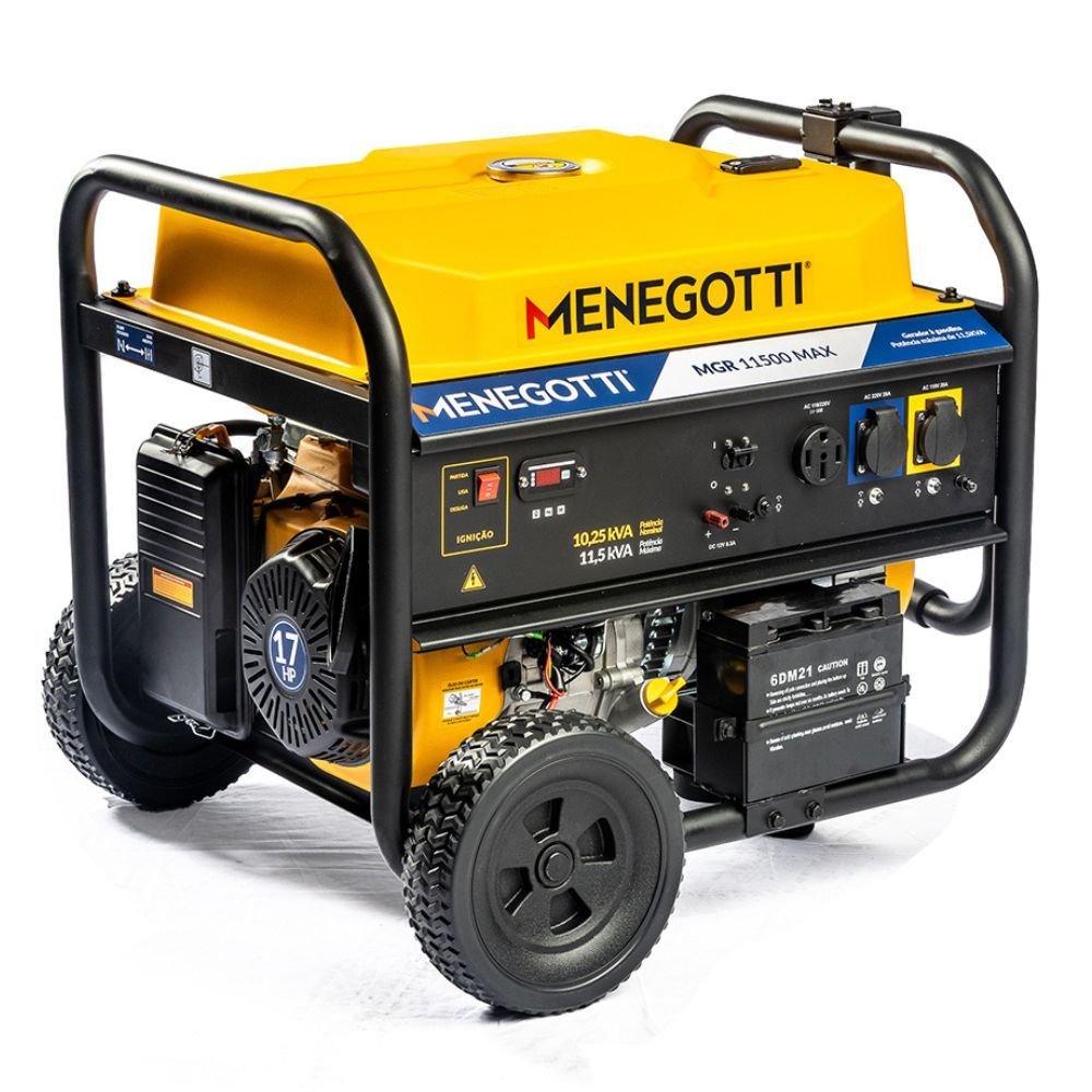 1757086099910 Gerador de Energia a Gasolina MGR-G 11500 MAX 11,5Kva Monofásico MENEGOTTI-40866517 - Imagem 1