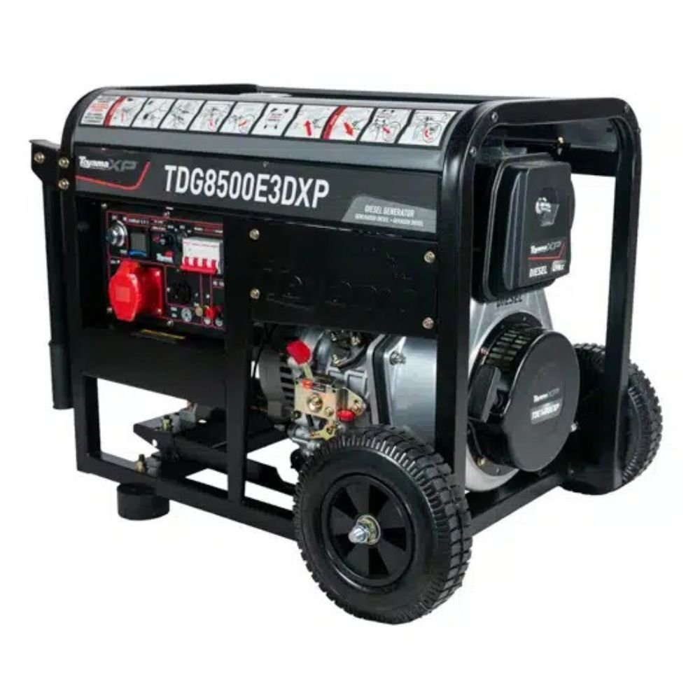 1760528859420 Gerador a Diesel TDG8500E3DXP Trifásico 220V 498CC 7.5kVA com Partida Elétrica TOYAMA-251-056 - Imagem 1