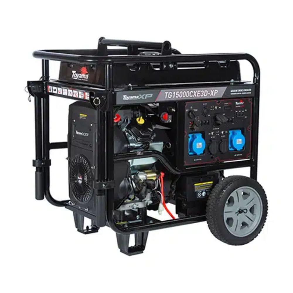1776173523616 Gerador de Energia a Gasolina 17 KVA 220V Trifásico com Partida Elétrica TG15000CXE3D-XP TOYAMA-201-058 - Imagem 1